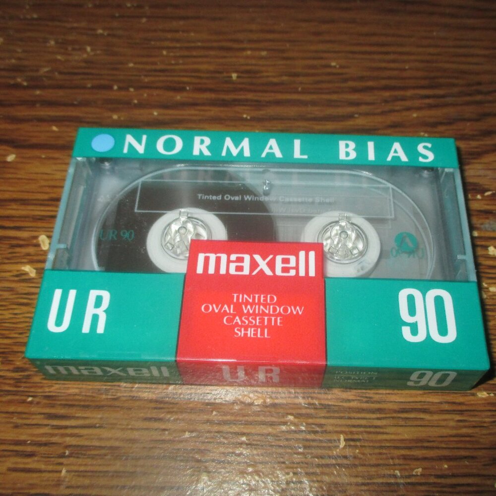 Maxell Audio Cassette - UR 90 Cassette New in Package (unopened)